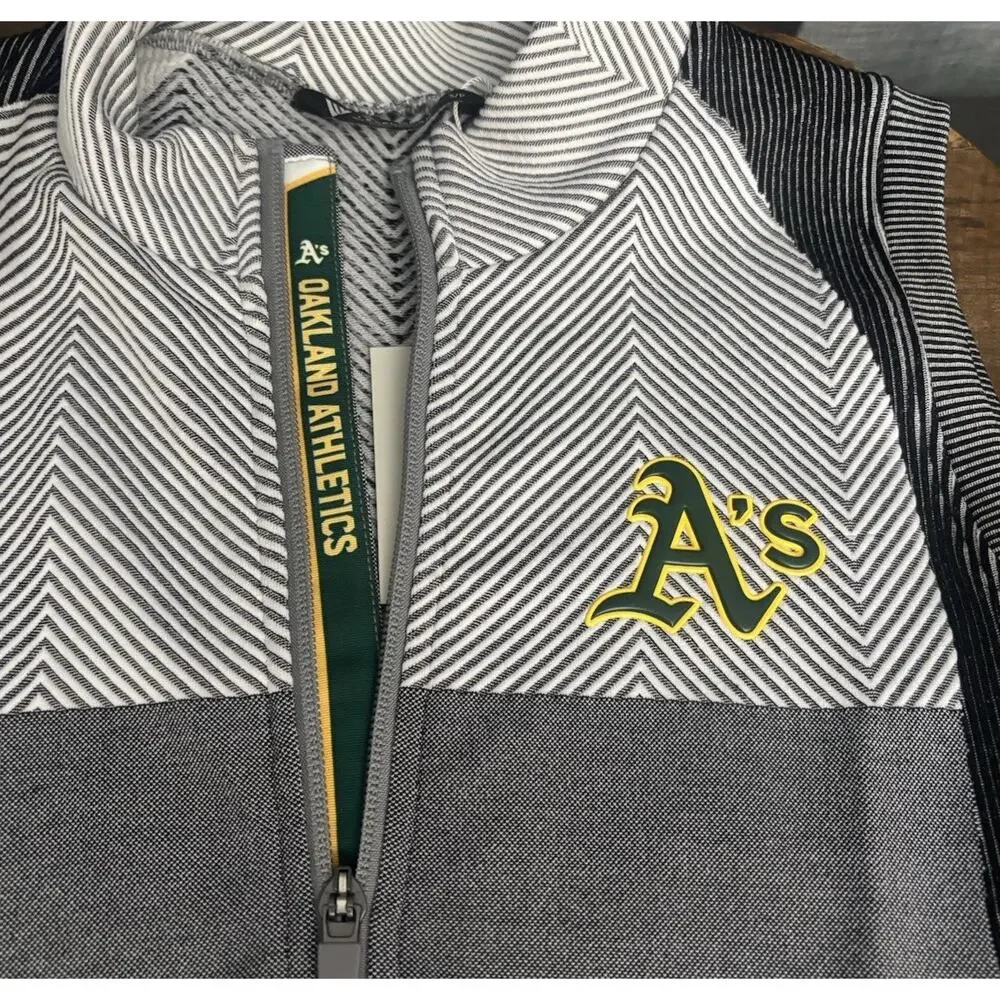 LevelWear MLB Women’s Oakland Athletics Grey Vest Size Small NWT